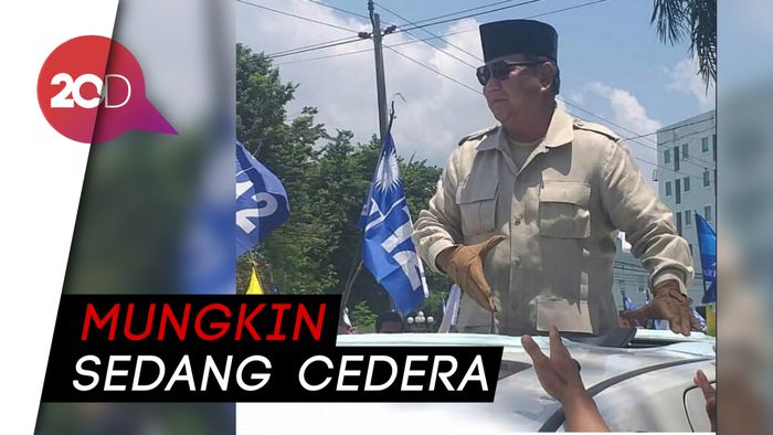 Prabowo Salaman Pakai Sarung Tangan, Ini Penjelasaan BPN