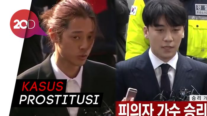  Video JJY dan Seungri Tiba di Kantor Polisi untuk Diperiksa