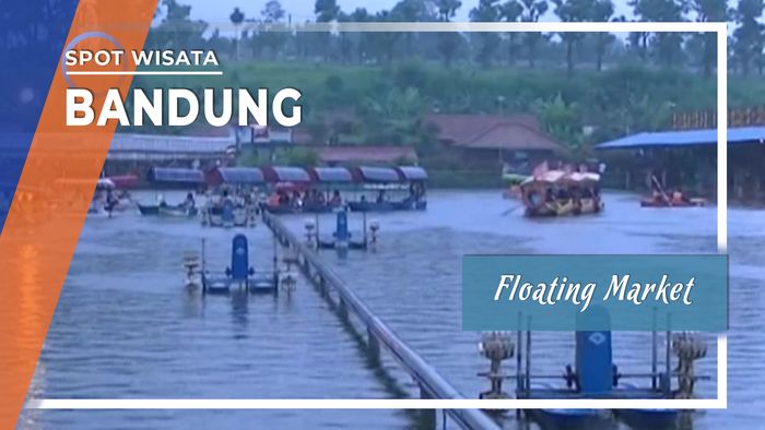 Aneka Kuliner dan Permainan di Floating Market Lembang