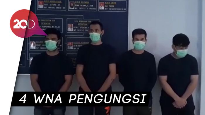 Berbuat Asusila, 4 WNA Afganistan Diamankan Imigrasi Pekanbaru