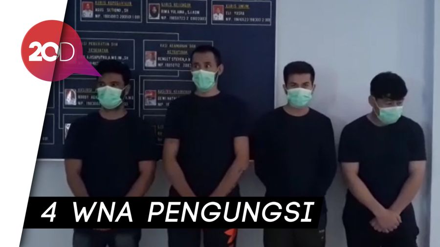 Berbuat Asusila, 4 WNA Afganistan Diamankan Imigrasi Pekanbaru