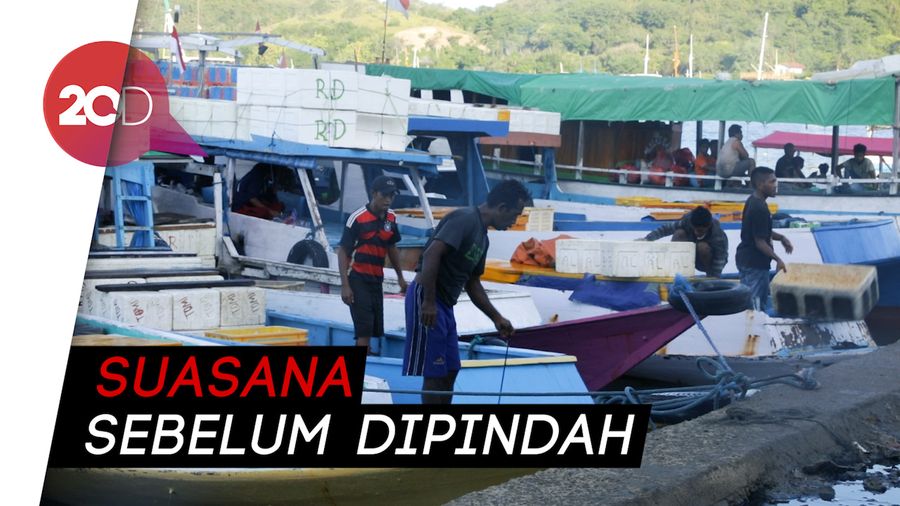  Geliat Pedagang Ikan di TPI Lama Labuan Bajo 