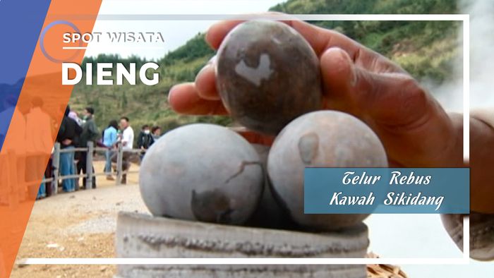Lezatnya Telur Rebus Kawah Sikidang Dieng