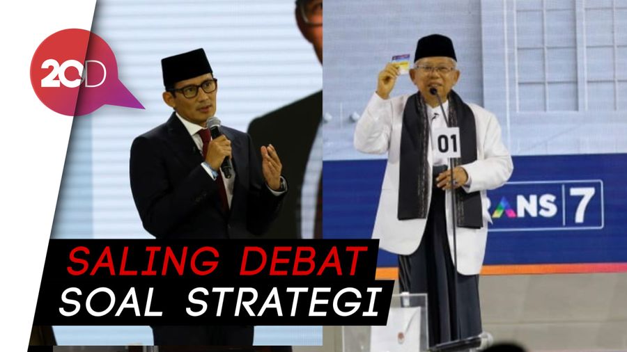 Debat Sandi dan Ma’ruf soal Riset untuk Pengembangan Ekonomi