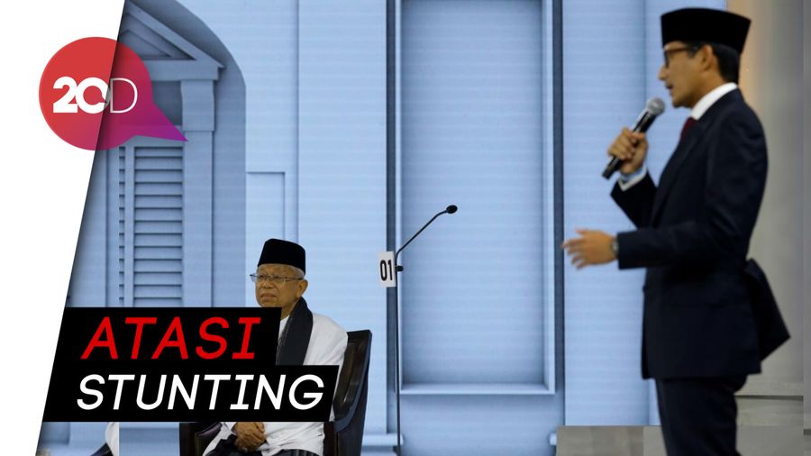 Begini Jadinya Saat Ma’ruf-Sandi Berdebat soal ASI, Susu dan Gizi