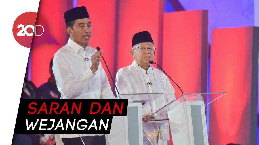 Jokowi Beri Masukan ke Maruf Jelang Debat Cawapres