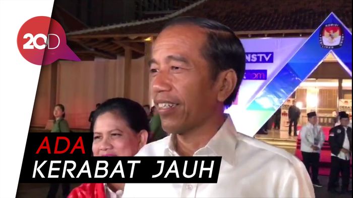 Jokowi Mendadak Pergi Sebelum Debat Cawapres Mulai
