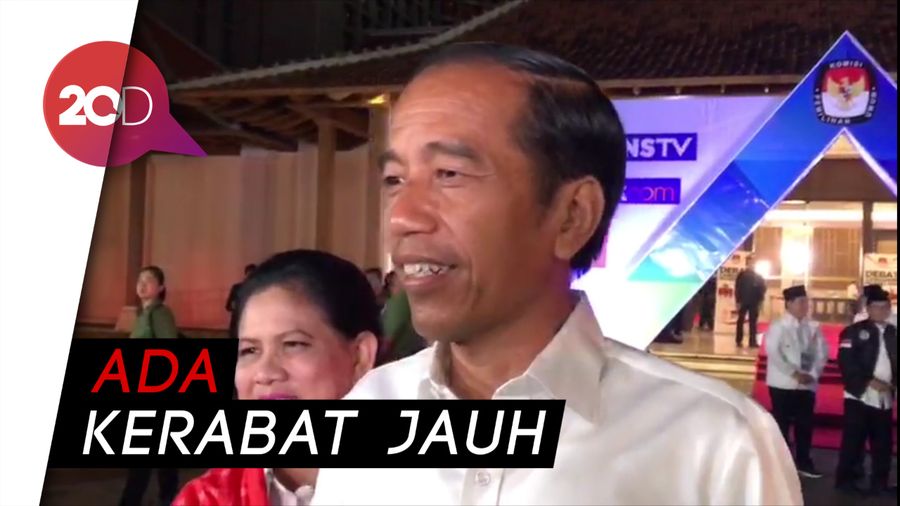 Jokowi Mendadak Pergi Sebelum Debat Cawapres Mulai