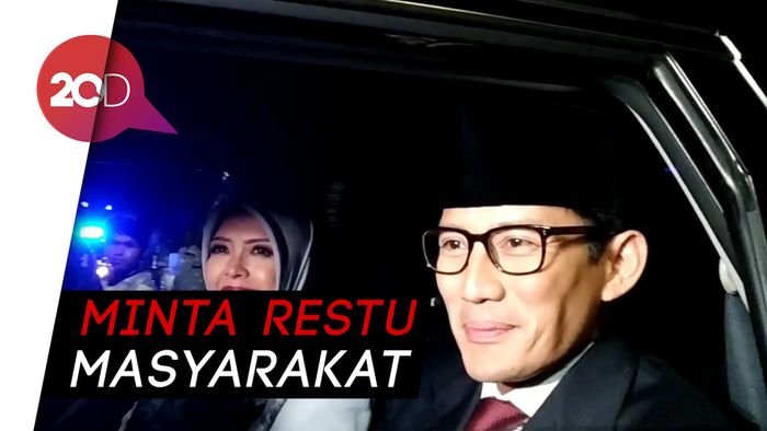 Sandi Mohon Doa Agar Debat Berlangsung Lancar