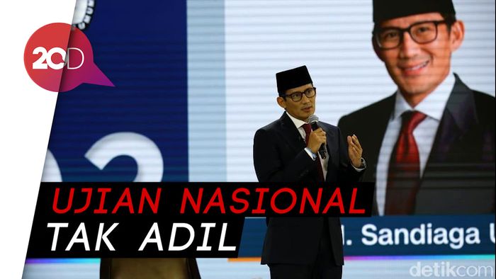 Sandiaga Bakal Hapus UN, Diganti Penelusuran Minat bakat