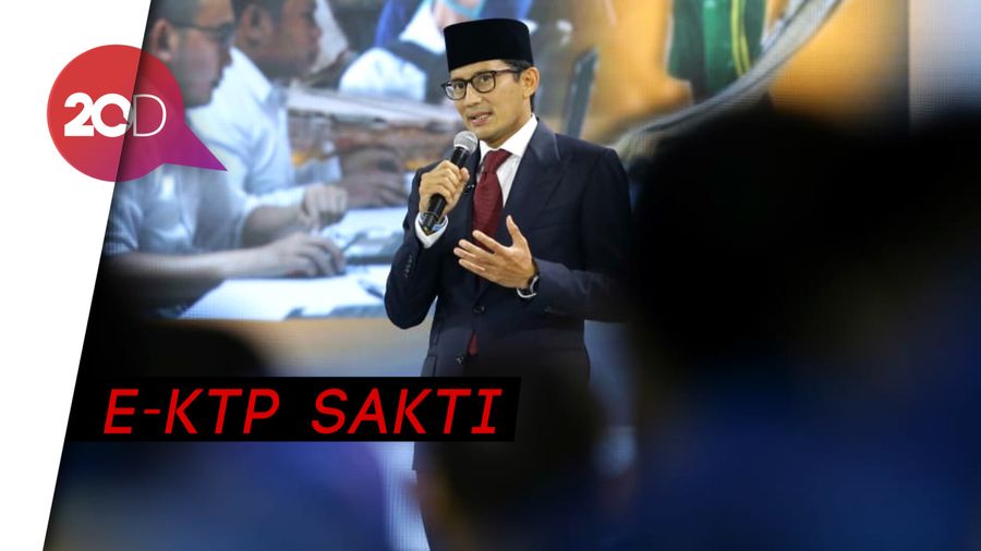 Tak Mau Kalah, Sandiaga Pamer Kartu Sakti di Panggung Debat