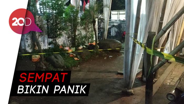 Tas Mencurigakan di Rumah Aspirasi 01 Berisi Pakaian