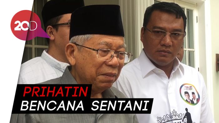 Ucapan Duka Maruf Amin untuk Bencana Sentani