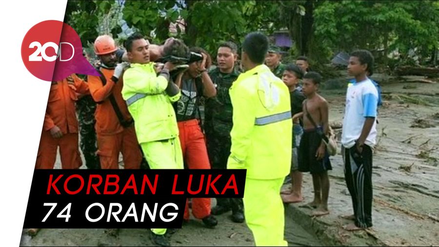 Update! Korban Tewas banjir dan Longsor Sentani 58 Orang