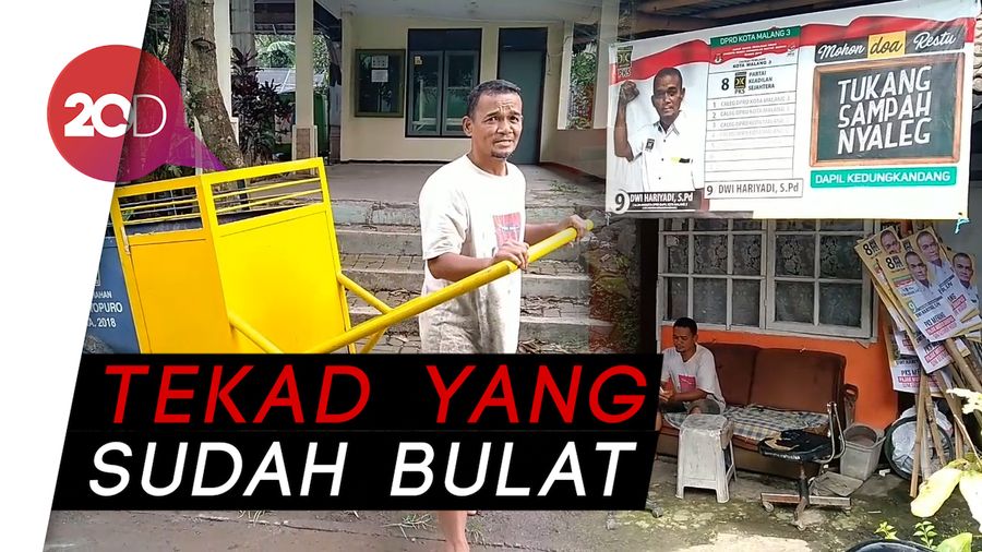 Keinginan Tukang Sampah Maju Nyaleg