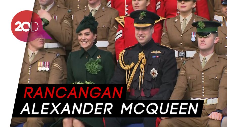 Rayakan St. Patrick, Kate Middleton Tampil Serba Hijau