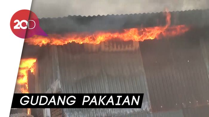 Sebuah Gudang di Makassar Terbakar, Tak Ada korban