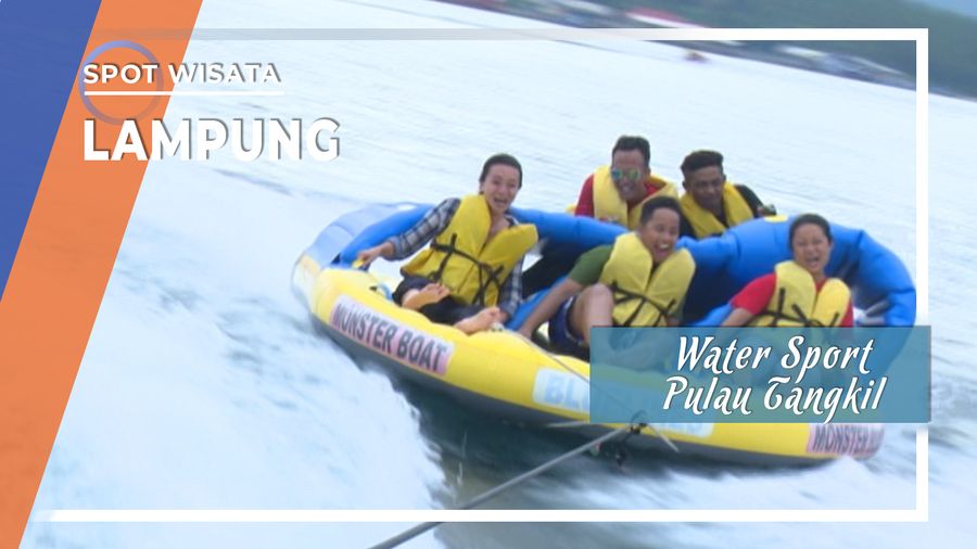 Serunya Bermain Water Sport di Pulau Tangkil
