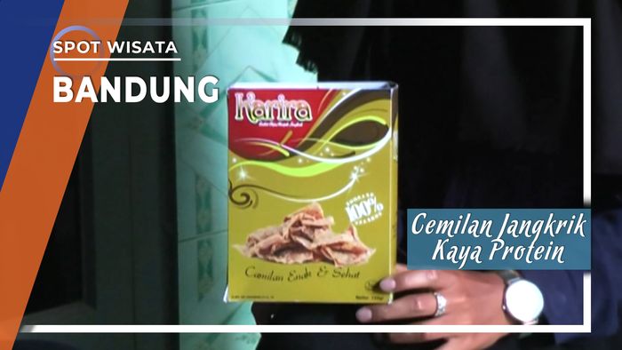 Jangkrik, Cemilan Unik Kaya Protein di Bandung