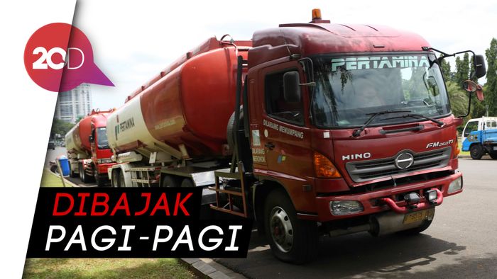 Begini Kronologi Truk Tangki Pertamina Dibajak saat Akan Kirim BBM