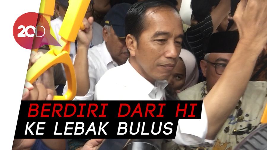 Jajal MRT Jakarta, Jokowi: Kota-kota Lain Jangan Terlambat