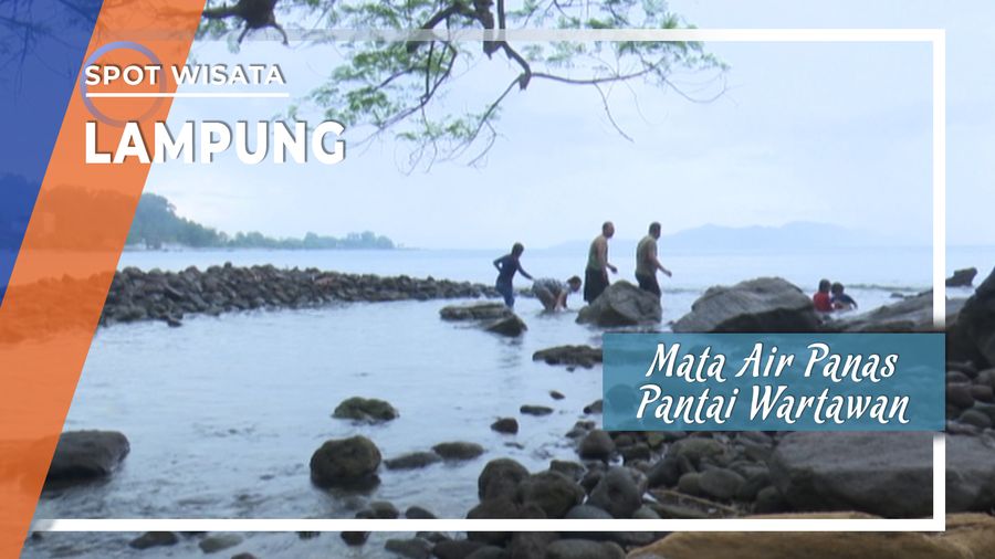Wisata Sumber Mata Air Panas Pantai Wartawan Rajabasa