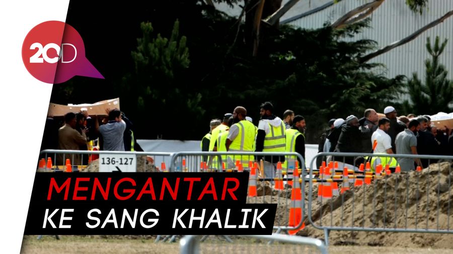 Haru, Foto Pemakaman Korban Penembakan Selandia Baru