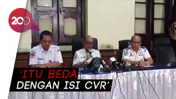 KNKT Klarifikasi Kabar Rekaman yang Disebut-sebut CVR Lion Air
