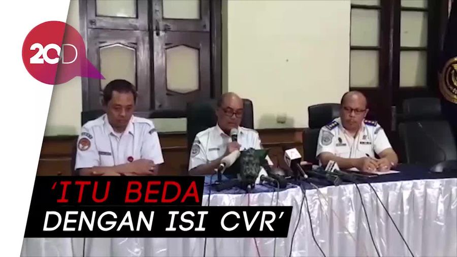 KNKT Klarifikasi Kabar Rekaman yang Disebut-sebut CVR Lion Air