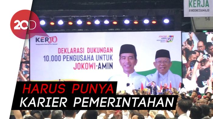 Jokowi Bicara soal Pemimpin: Jangan Diberikan yang Coba-coba