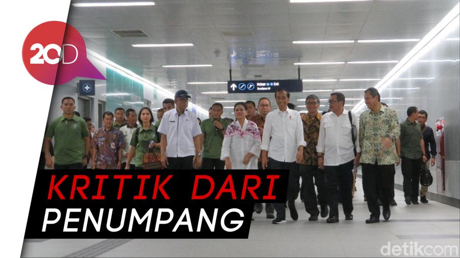 Jokowi Terima Keluhan akan MRT, Apa Saja?