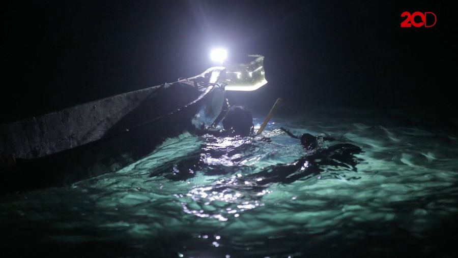 Nelayan Tombak Pulau Papagarang