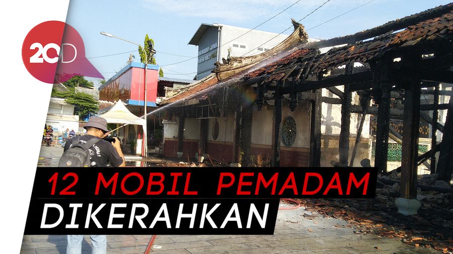 Rumah Abu Kelenteng Tay Kak Sie Terbakar, 1 Orang Tewas