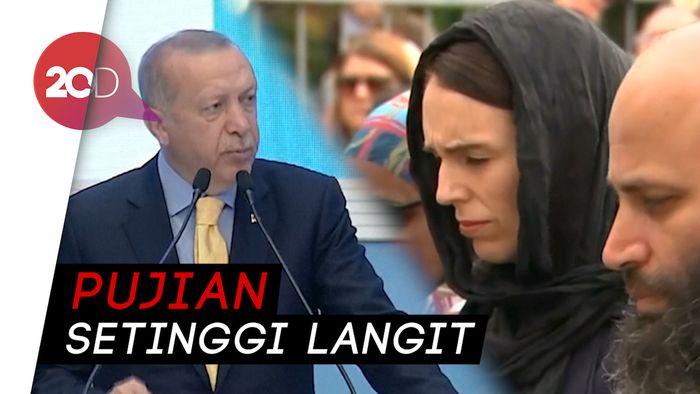 Erdogan: PM New Zealand Jadi Contoh Pemimpin Dunia