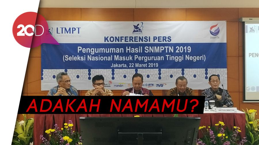 Hasil SNMPTN Diumumkan, Cek di Sini!