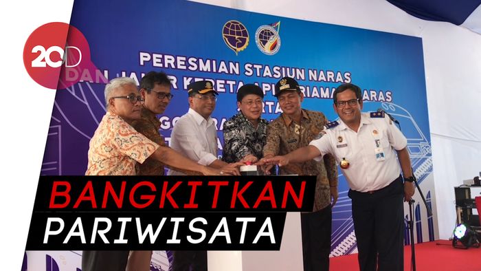 Menhub Resmikan Stasiun KA Naras Sumatera Barat