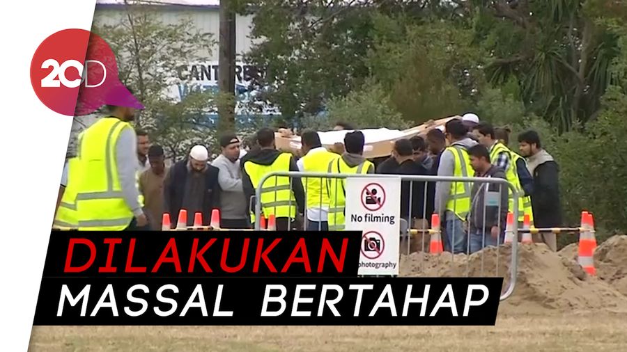 Pemakaman Korban Penembakan di Masjid Selandia Baru