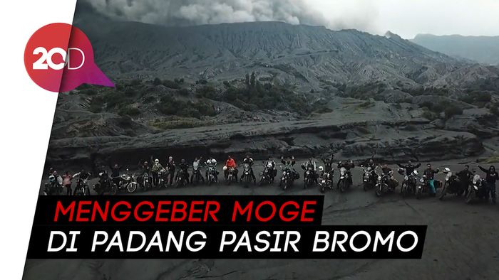 Uji Adrenalin! Ngegas Royal Enfield di Tengah Erupsi Bromo