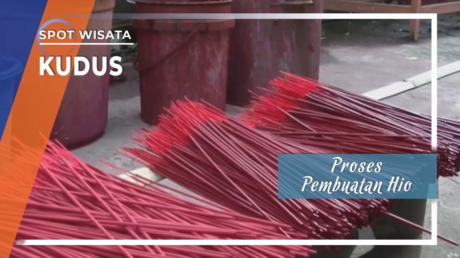 Melihat Proses Pembuatan Hio di Kudus, Jawa Tengah