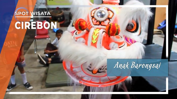 Berlatih Barongsai Anak di Cirebon, Jawa Barat