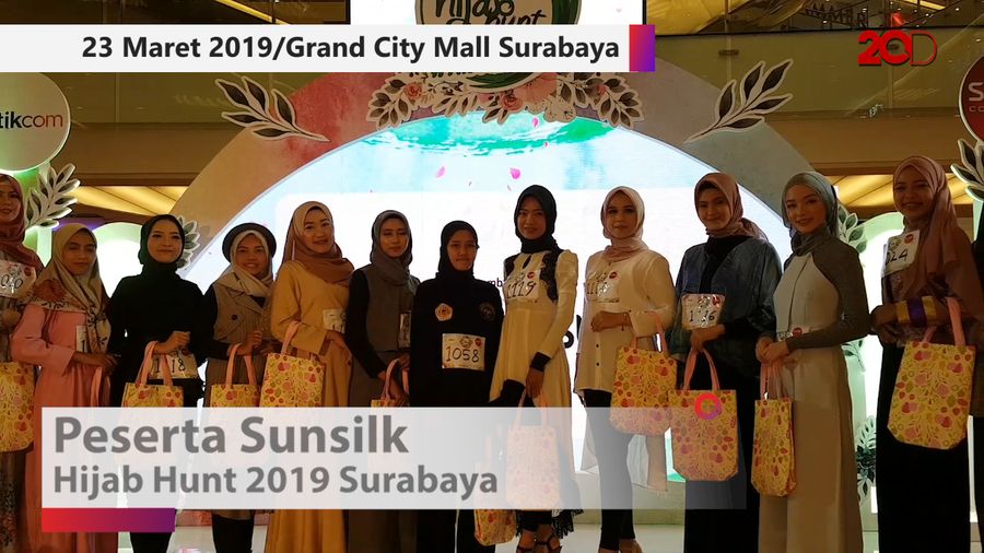 20 Hijabers Maju ke Audisi Final Sunsilk Hijab Hunt 2019 Surabaya