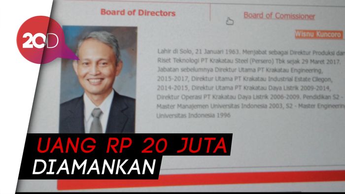 KPK Ungkap Kronologi OTT Direktur Teknologi Krakatau Steel