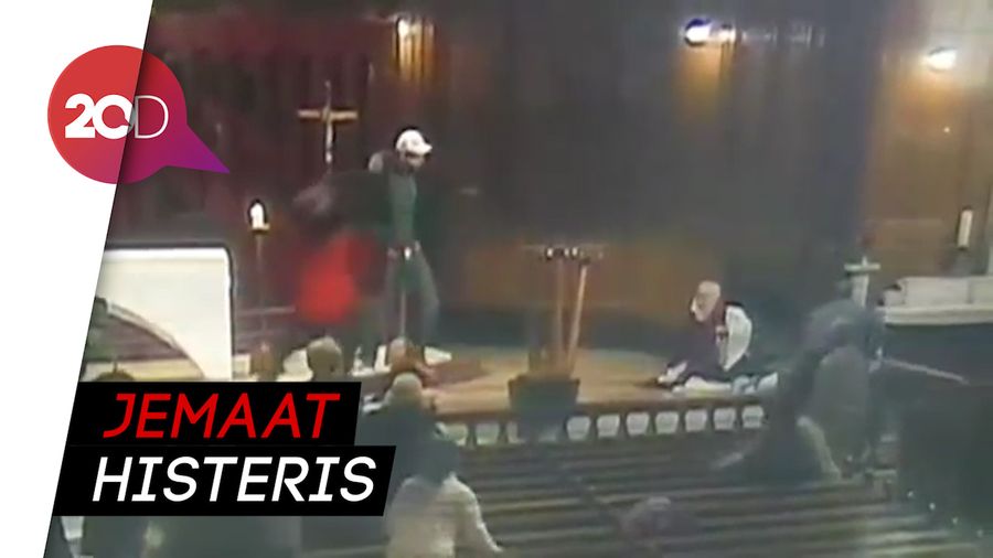 Ngeri! Pastor Kanada Ditikam saat Misa Disiarkan Langsung