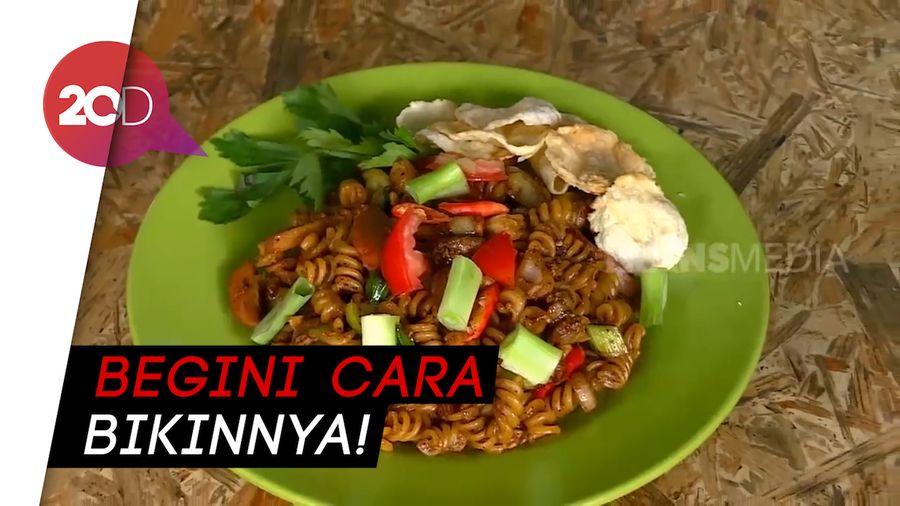Sajian Fusion Pasta Campur Jengkol, Enak Juga!