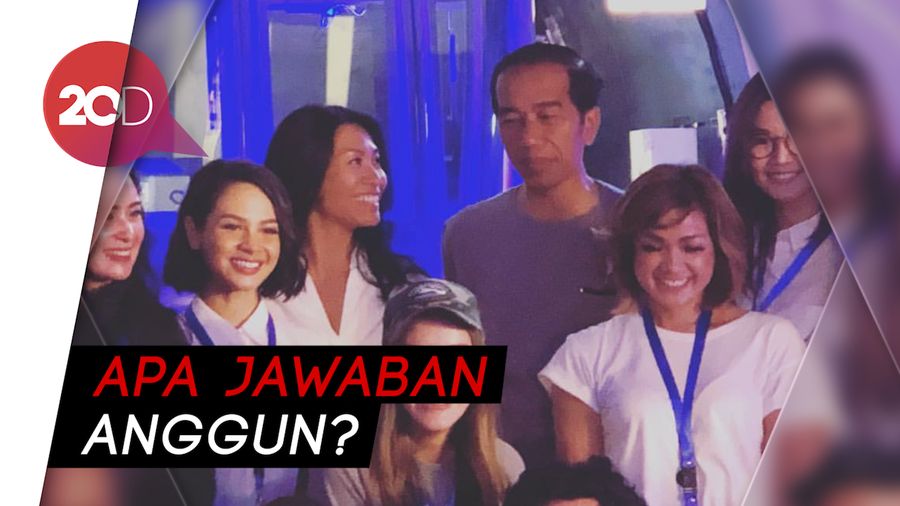 Anggun Ditanya Jokowi Apa Beda MRT Paris dan Jakarta