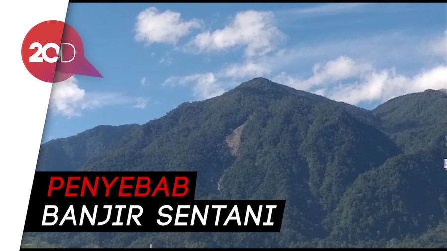 Gunung Cycloop yang Berlubang karena Longsor