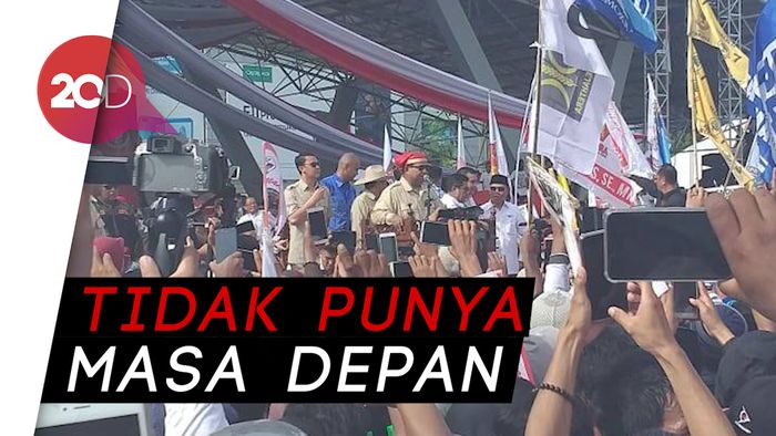 Prabowo: Kalau Salah Pilih, Rp 5.000 Triliun Hilang!
