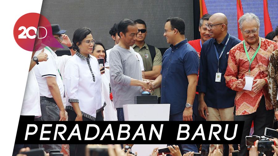 Sah! Jokowi Resmikan MRT Pertama di Indonesia