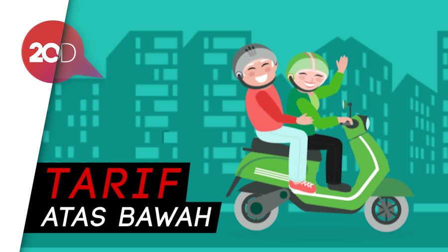 Grafis Pembagian Tarif Ojol Per Km