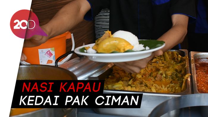 Lamak Bana! Ada Nasi Kapau Gulai Tambusu dan Tunjang di Sini